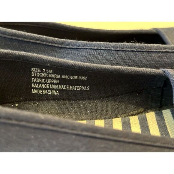 Coral Bay Maria Anchor Casual Flats Ladies Size 7.5M - Picture 8 of 8